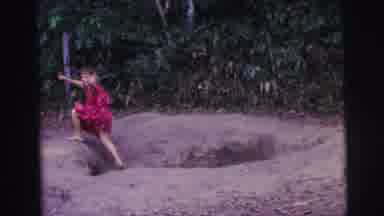 Brazil (1967): Shows Woman Emerging From A Hole In The Ground To Greet Her Family
