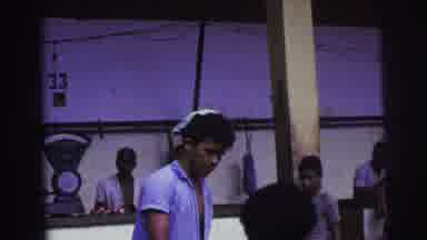 Brazil (1967): Footage Showing Weighing Scales And Pineapples Lined Up At A Market