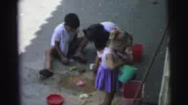 Brazil (1967): Young Children Dressed For Summer Play With Pails And Friends In