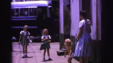 Brazil (1967): Two Little Girls Dressed The Same And Their Younger Sister Stand