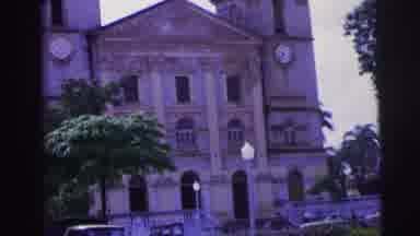 Brazil (1967): Footage Shows A Large Church And A Street Lined With Cars