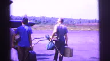 Brazil (1967): Tree Of Banana Showing & Two Man Have With Luggage