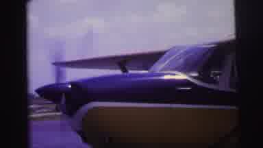 Brazil (1967): Small Fixed Wing Prop Airplane Powers Up Begins To Taxi