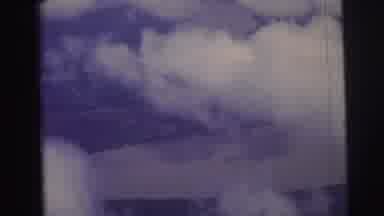 Brazil (1967): Airplane Flying Clouds Blue Windy Altitude Rivers View Window