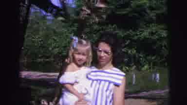 Brazil (1967): Family Dressed Up Nicely Going To Get In Lake And Watch Son Get