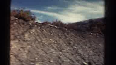 Colorado US (1967): Beautiful Sky With Rocks Dirt And Trees The Cloud Is Bright