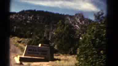 Colorado US (1967): The Entrance Sign For Mesa Verde National Park In Southwest