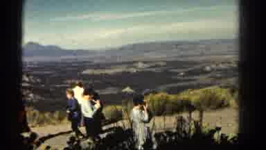 Colorado US (1967): Men And Women Are Sight Seeing Or Bird Watching Together