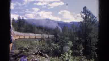 Colorado USA (1967): Riding On The Train And Taking In The Sights As They Zip By