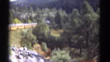 Colorado USA (1967): Riding Through The Mountains On A Train