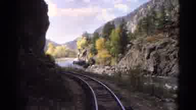 Colorado USA (1967): Nature Scenery While Viewing Inside Of A Train