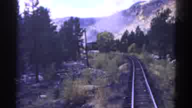 Colorado USA (1967): Train Passing In The Middle Of Nature Like A Trip