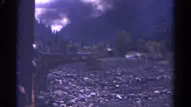 Colorado USA (1967): A Slow Motion Ride On A Train Through A Mountain Range With