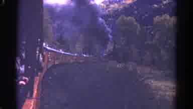 Colorado USA (1967): Thick Black Smoke Coming From The Front Of A Steam Train That