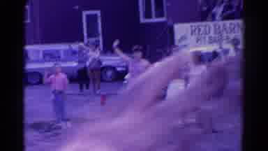 Colorado USA (1967): A Car Driving Off For A Trip Waving Goodbye At The People