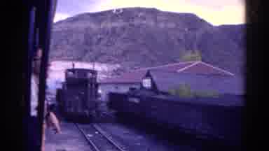 Colorado USA (1967): People On Train Then The Man Points At The Other Train Or The