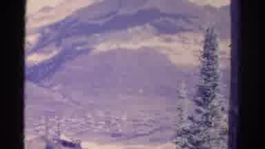 Colorado USA (1967): Mountains And Palm Trees From Above With A Unique And Radiant