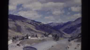 Colorado USA (1967): Empty Quarry Below Showing Various Angles Including Trees And