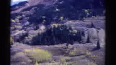 Colorado USA (1967): Driving In A Road In The Mountains Beautiful Landscape On A
