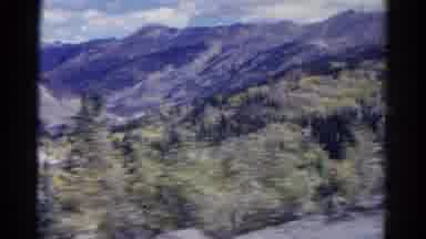 Colorado USA (1967): Film Of The Mountains And Landscape While Driving The Car