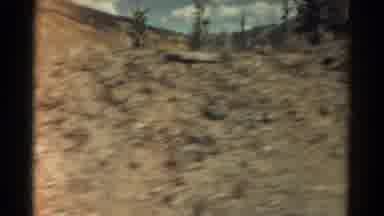 Colorado USA (1967): Home Movie Amateur Train Mountains Wild Trees Railing Hills