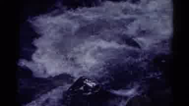 Colorado USA (1967): Water Rushing Over The Rocks Appears White Then Seems To