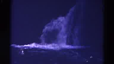 Colorado USA (1967): Water Streams Through A Rock Canyon And Spills Out Into A