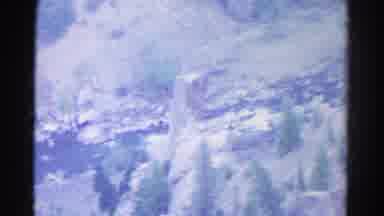 Colorado USA (1967): Scenic View Of A Steep Drop From A Cliff Filmed From Above