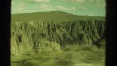 Colorado USA (1967): Looking Out Of The Window Revealed The Steep Cliffs And