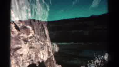 Colorado USA (1967): Rocks Desert Horizon Blue Sky Mountain Range Road Driving