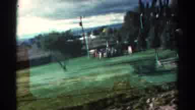 Colorado USA (1967): Outside Scenery Filmed From A Moving Vehicle Of Gardens And