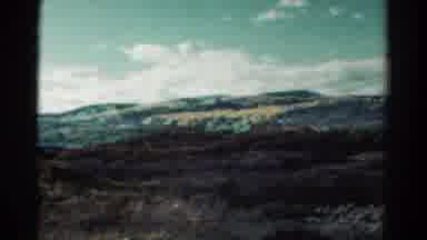 Colorado USA (1967): Poor Quality Film Of Rolling Foothills And Scattered