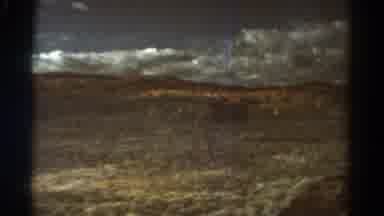 Colorado USA (1967): Train Trip In A Valley With A Grey Sky And Reflects On The