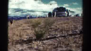 Colorado USA (1967): Watching A Scene In Front Of Many People In The Dirt Road