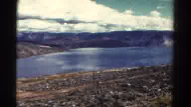 Colorado USA (1967): Aerial View Of A Lake In The Countryside