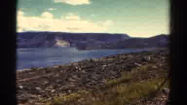 Colorado USA (1967): Blue Sky Over Water And Mountains And Then It Is Night Time