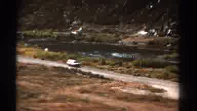 Colorado USA (1967): Abandoned Car In The Middle Of Nowhere Near Pond Of Water