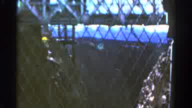 Colorado USA (1967): Elevator Going Down Some Tall Mountain Behind A Gate
