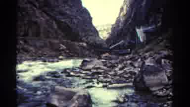 Colorado USA (1967): Dam Limiting The Flow Of The River