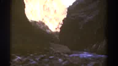 Colorado USA (1967): Big Black Train Going Fast On A Sunny Day