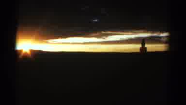 Colorado USA (1967): A Beautiful Sunset Going Down In The Country And Being Viewed