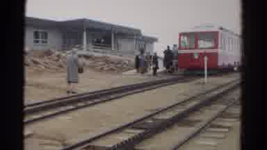 Colorado USA (1967): A Train Ride Going Through The Ruins Of A City On A Dreary