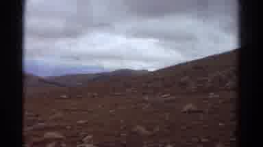 Colorado USA (1967): Moving In A Lonely Place Only Having Soil Rock And Clouded