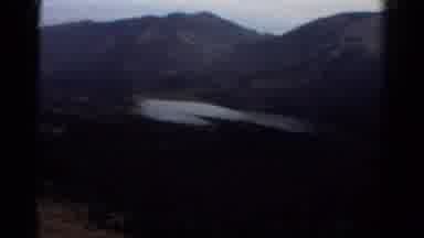 Colorado USA (1967): Scenic View Of A Lake Between Mountains With Trees In The