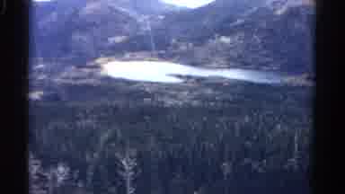 Colorado USA (1967): Mountains Hills Lake Water Fishing Trees Forest Sky Nature