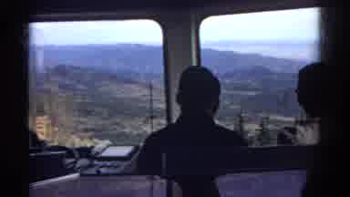 Colorado USA (1967): Two Tourists Sit On The The Bus And Take In The Sights And