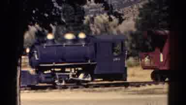 Colorado USA (1967): The Train Parked In Its Place In The Morning