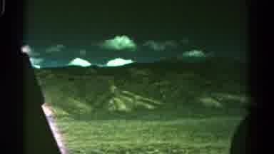 Colorado USA (1967): Car Driving To The Right Records Multiple Views Of Distant
