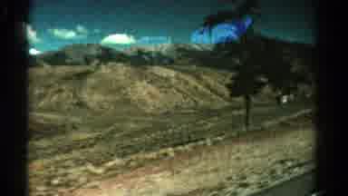 Colorado USA (1967): Driving Down A Road In The Middle Of Nowhere
