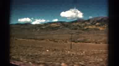 Colorado USA (1967): Scenic View Of The Countryside Hills And Sparse Foliage
